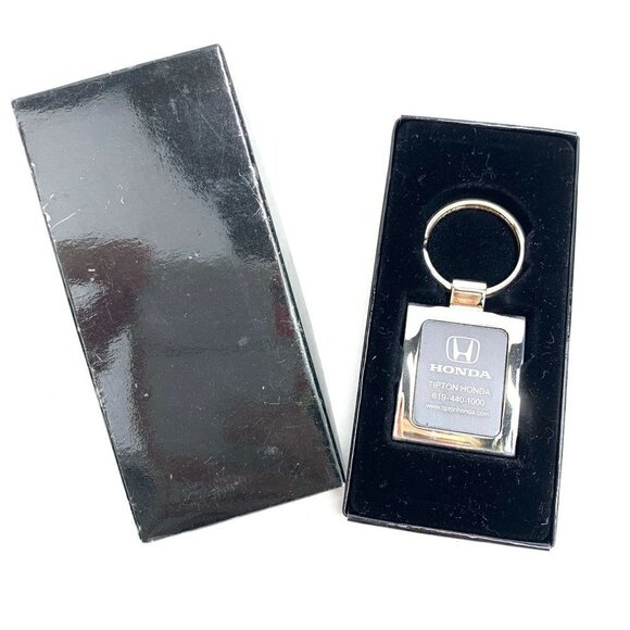 Honda Silver Metal Key Ring In Presentation Box - Picture 1 of 6